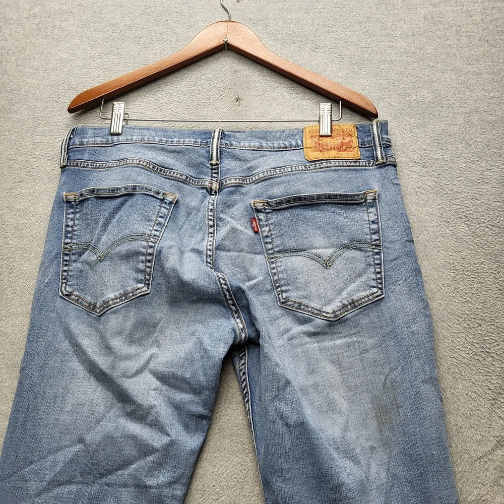 Levi's 511 Men Jeans 36X34 Blue Denim Straight Fit 29